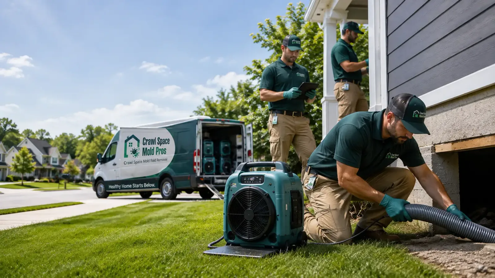 Crawl Space Mold Removal in Boston, IN